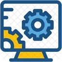 Moniteur Parametres Configuration Icône