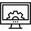 Moniteur Parametres Configuration Icône