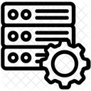 Serveur Configuration Parametrage Icône