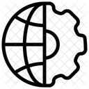 Parametres Globaux Configuration Globale Parametre International Icône