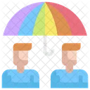 Parapluie Lgbt Homosexuel Icône