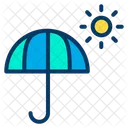 Parapluie Protection Ensoleille Icon