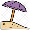 Plage Parasol Parapluie Icon