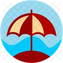 Parasol Umbrella Water Icon