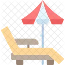 Parasol Beach Umbrella Icon