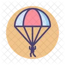 Paratrooper Parachute Sky Diving Icon