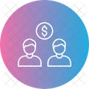 Parceiros Discussao Marketing Ícone