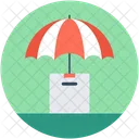 Parcel Insurance Umbrella Icon