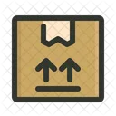 Upper Side Parcel Package Icon