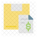 Parcel Box Dollar Icon
