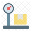 Parcel Weight Scale Icon