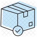 Parcel Approval Color Shadow Thinline Icon Icon