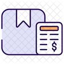 Parcel Bill Parcel Invoice Delivery Bill Icon