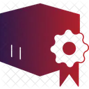 Parcel box with gear  Icon