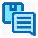 Parcel Chat Chat Message Icon