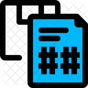 Order Number Code Icon