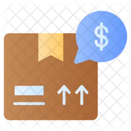 Parcel Cost  Icon