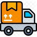 Parcel Delivery Truck Logistics Icon