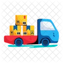 Shipping Truck Parcel Delivery Delivery Service Icon