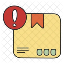 Parcel Error  Icon