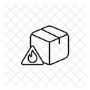 Parcel-flammable  Icon