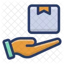 Handling Packing Logistic Parcel Package Delivery Icon
