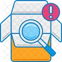 Package Box Inspection Courier Inspection Icon