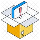 Parcel Delivery Box Icon