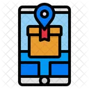 Parcel Location Shipping App Icon