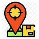 Parcel Location Delivery Shipping Icon