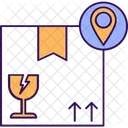 Parcel Location Package Location Courier Location Icon