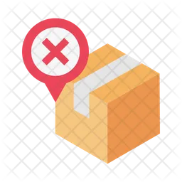 Parcel Location Cancel  Icon