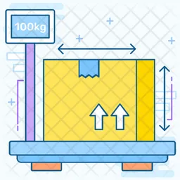 Parcel Measurement  Icon