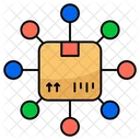 Parcel Network Package Network Logistic Network Icon