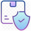 Parcel Package Shield Protected Icon