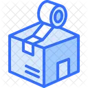 Duct Tape Package Box Icon