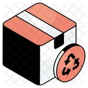 Carton Package Recycling Parcel Recycling Icon