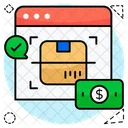 Parcel Scan Parcel Track Package Scan Icon