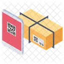 Barcode Reader Courier Delivery Package Delivery Icon