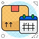 Parcel Schedule Logistic Schedule Delivery Schedule Icon