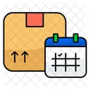 Parcel Schedule Logistic Schedule Delivery Schedule Icon