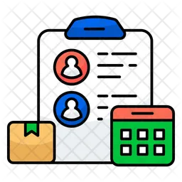 Parcel schedule  Icon