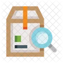 Magnifiers Parcel Search Box Icône