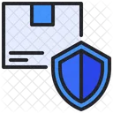 Parcel Shield Secure Shield Icon