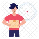Parcel Time  Icon
