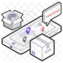 Delivery Tracking Order Tracking Parcel Tracking Icon