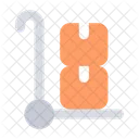 Parcel Trolley Luggage Icon