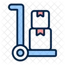 Parcel Trolley Luggage Icon