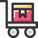 Trolley Parcel Trolley Package Icon