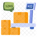 Parcel Weighing Logistic Weighing Package Weighing Icon